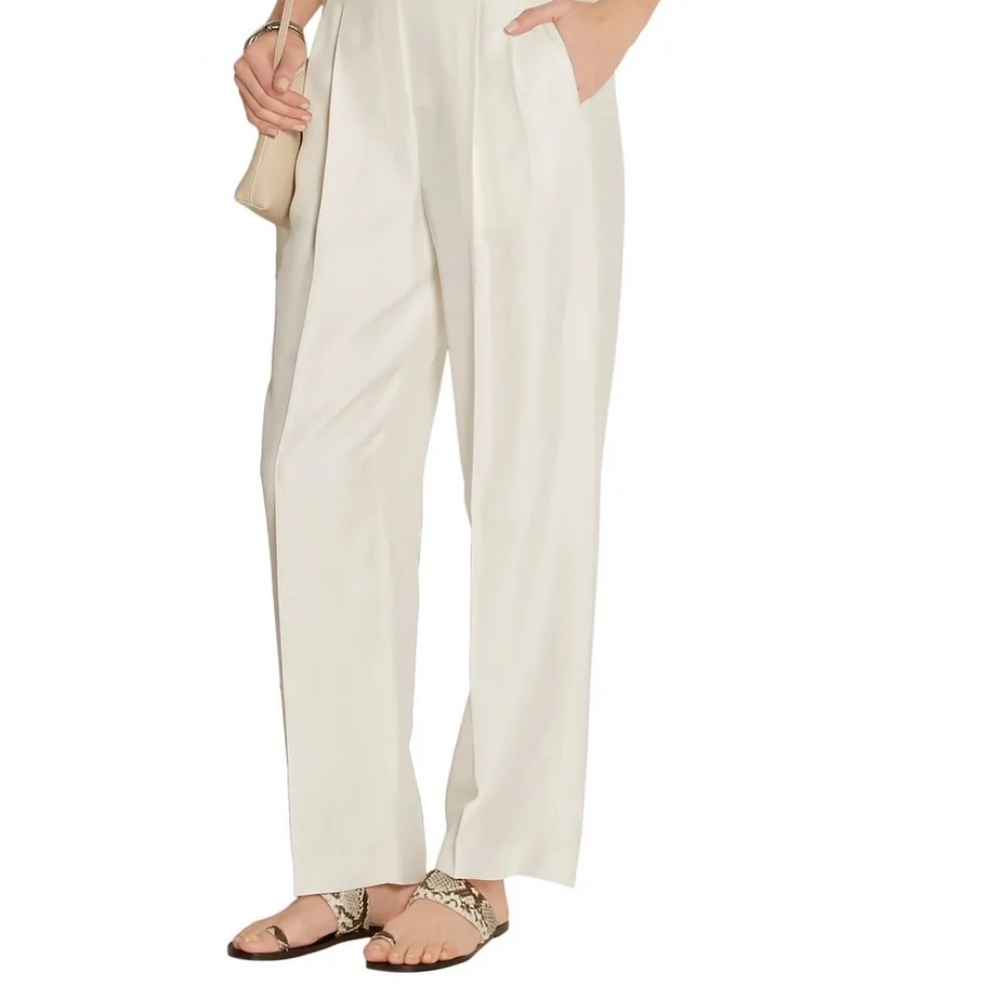 The Row White Trousers